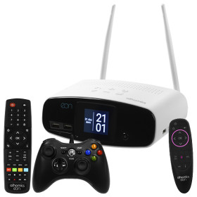 Receptor athomics eon acm android 9 4k ipvt original em estoque  - Duosat shop