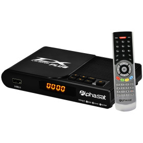 Receptor Digital Alphasat TX Plus HD ACM ( Atualizado e Configurado ) - Duosat shop 