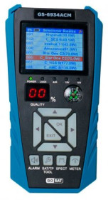 Localizador de Sat�lite GoSat GS-6934 ACM - Azul e Preto
